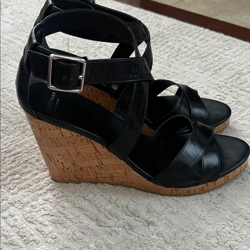 Cole haan wedges. Beautiful sandals!